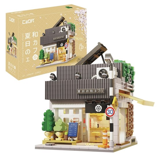 CaDa Gebouwen Serie Japans Zomers Koffiehuisje met LED 1116dlg 14+ 