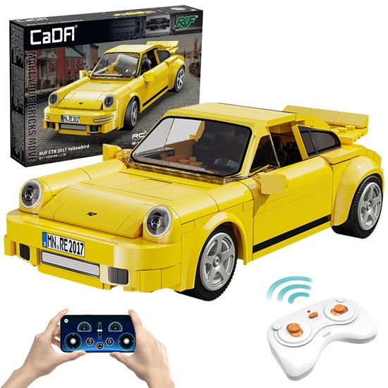 CaDa Smart Chassis RC Porsche Yellowbird 222dlg 1/20 