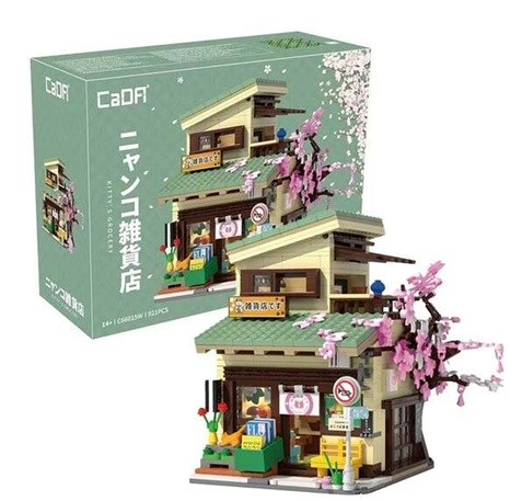 CaDa Building Series Kitty's Grocery Shop met LED Verlichting  921dlg 