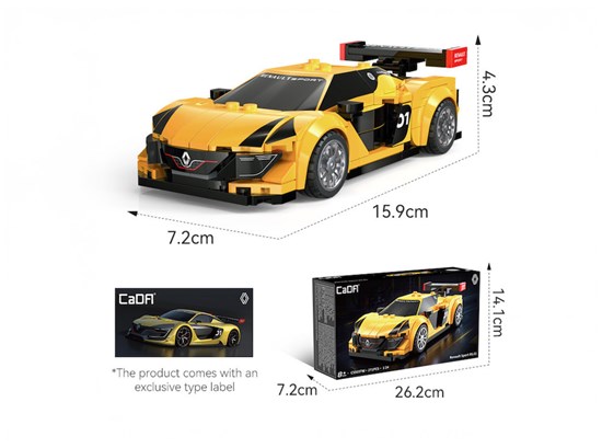 CaDa Voertuig Renault Sport RS 01 271dlg 1/24 