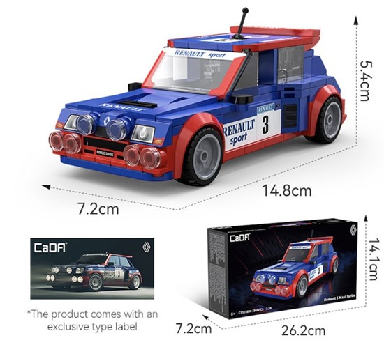 Cada Voertuig Renault 5 Maxi Turbo 308dlg 1/24 