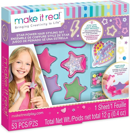 Make It Real Star Power Hair Styling set 53dlg 8+ 