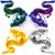 Fidget Dragon 3D Print Metallic Assort Kleuren in Box 