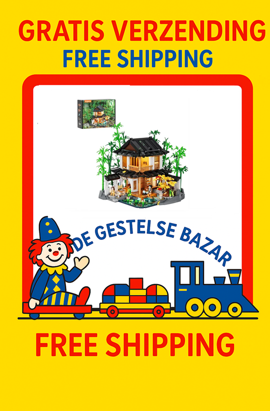LumiBricks Bamboehuis met LED 2432dlg 18+ 