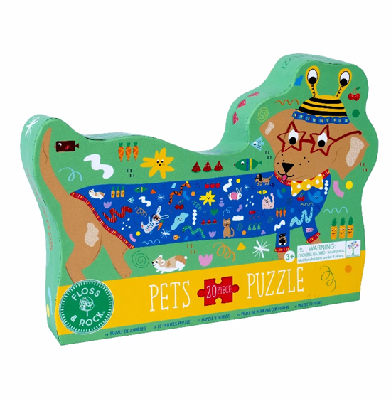 Floss & Rock Puzzel Sausage Dog 20dlg 3+ 