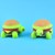 Squeeze Turtle Burger circa 10cm 3+ 