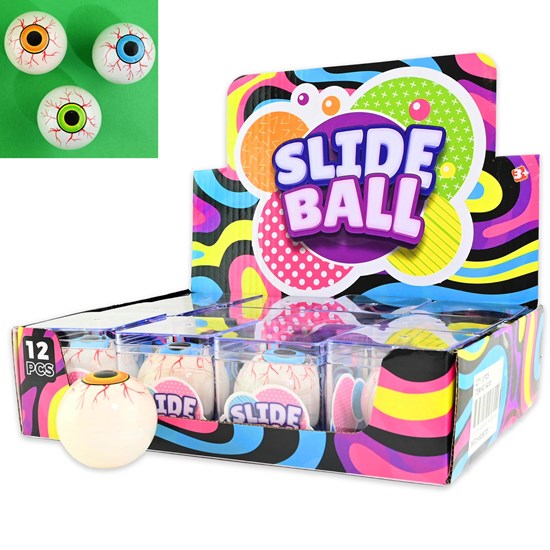 Ball Slide met Licht circa 4½cm assorti kleuren 