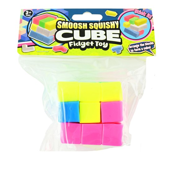 Squeeze Smoosh Squishy Cube circa 6cm 