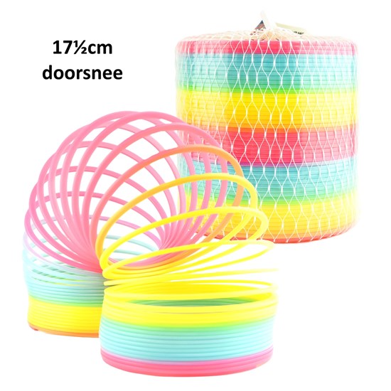 SUPER SUPER GROTE Trapveer Neon Colorca circa 17½cm 