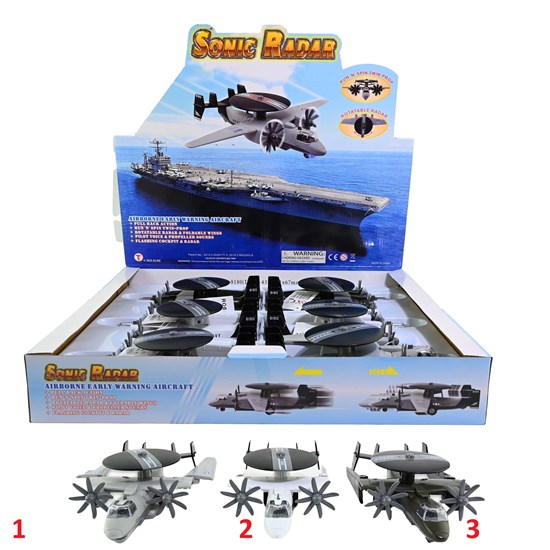Vliegtuig Radar Sonic assorti  b/o 