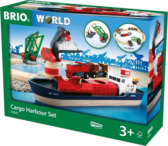 33061 Brio World Cargo Harbour set 3+ 