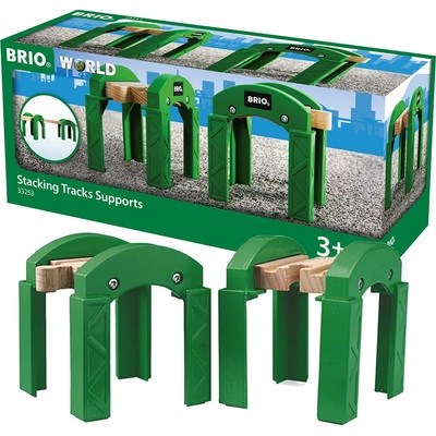 33253 Brio World Stapelbare Brugpijlers Groen 3+