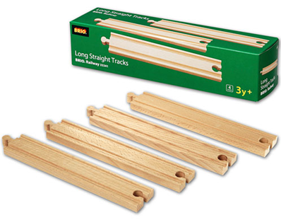 33341 brio 4 Lange Rechte Rails 3+ 