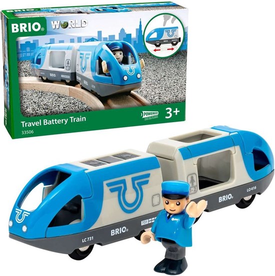 33506 brio Travel Train b/o  3+  ( 2 xAAA) 