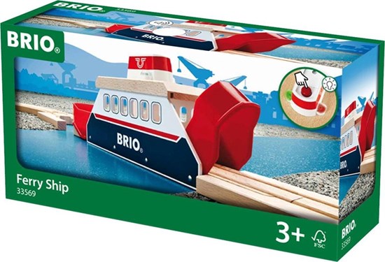 33569 brio Ferry Ship Veerpont met Geluid 3+  
