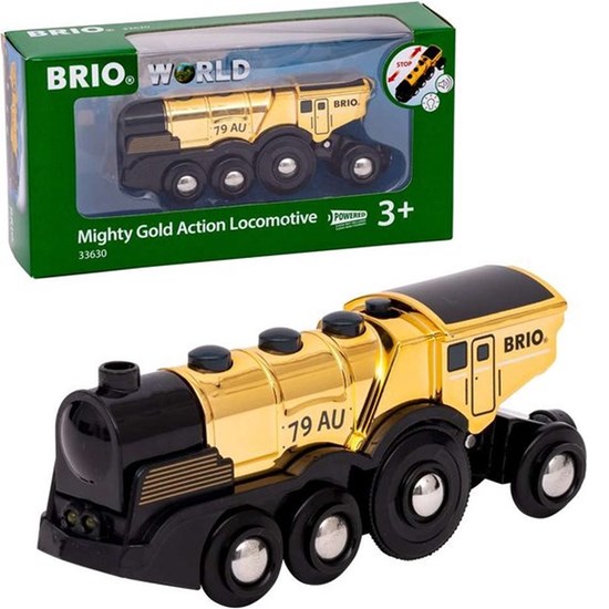 33630 Brio Gouden Batterij Locomotief (2xAAA) 3+ 