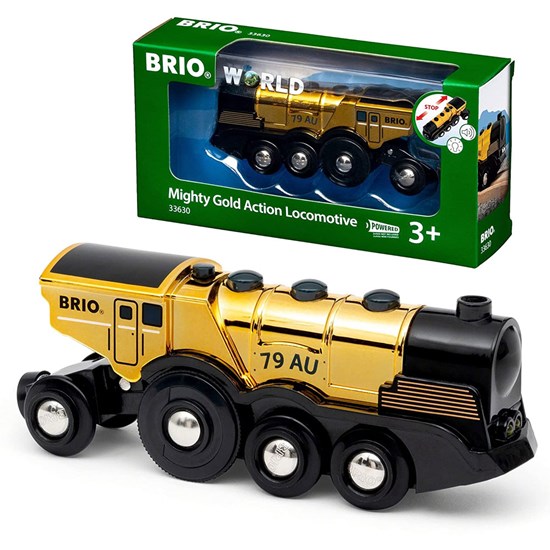 33630 Brio Gouden Batterij Locomotief (2xAAA) 3+ 