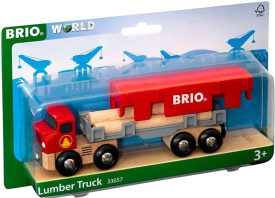 33657 Brio World Hout Transport Wagen 3+ 