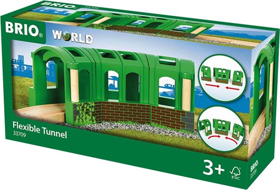 33709  brio Flexibele Spoortunnel 3+
