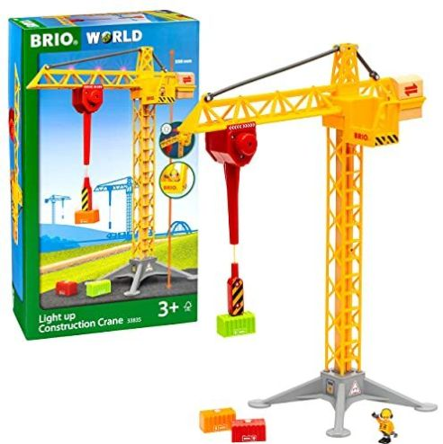 33835 brio Constructie Kraan met Licht 55cm 3+