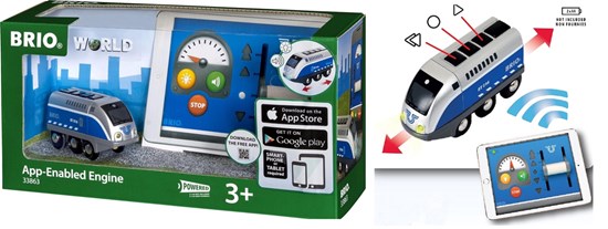 33863 Brio Locomotief met App Besturing (2xAA) 3+ 