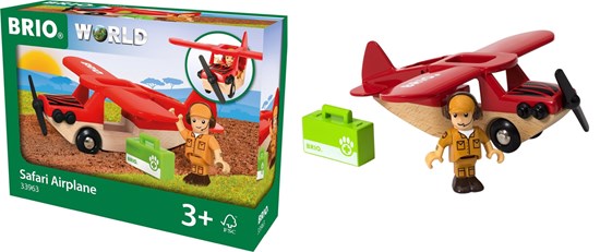 33963 Brio Safari Vliegtuig 3+ 
