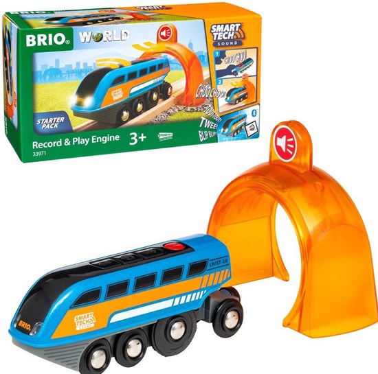 33971 Brio Smart Tech Sound Record & Play Locomotief 3+ 