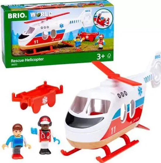 36022 Brio World Reddings Helikopter 3+