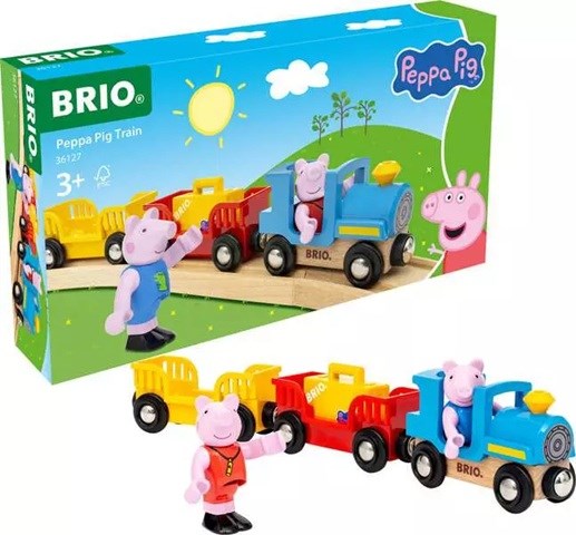 36127 Brio Peppa Pig Trein 6dlg 3+ 