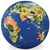 Crocodile Creek Mini Bal Blauw Wereldbol 13cm 3+ 