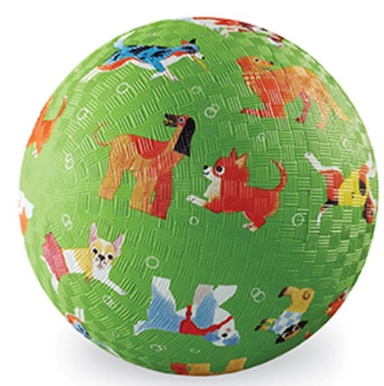 Crocodile Creek Rubberen Bal circa 13cm Honden Groen