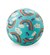 Crocodile Creek Rubberen Bal circa 18cm Regenboog Turquoise 