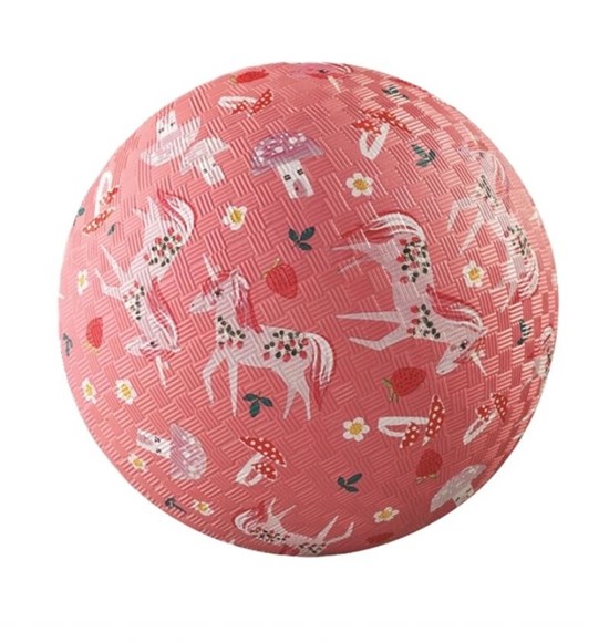 Crocodile Creek Rubberen Bal circa 18cm Eenhoorns Roze 