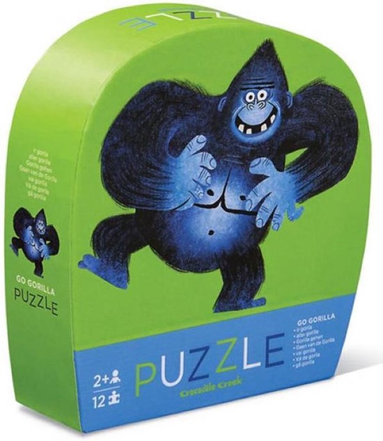 Crocodile Creek Go Gorilla puzzel 12stukjes 2+