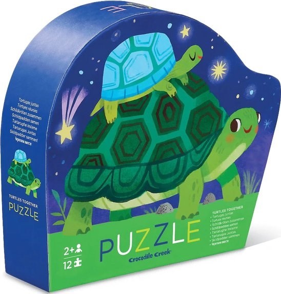 Crocodile Creek Mini Puzzel Turtles Together 12stukken 