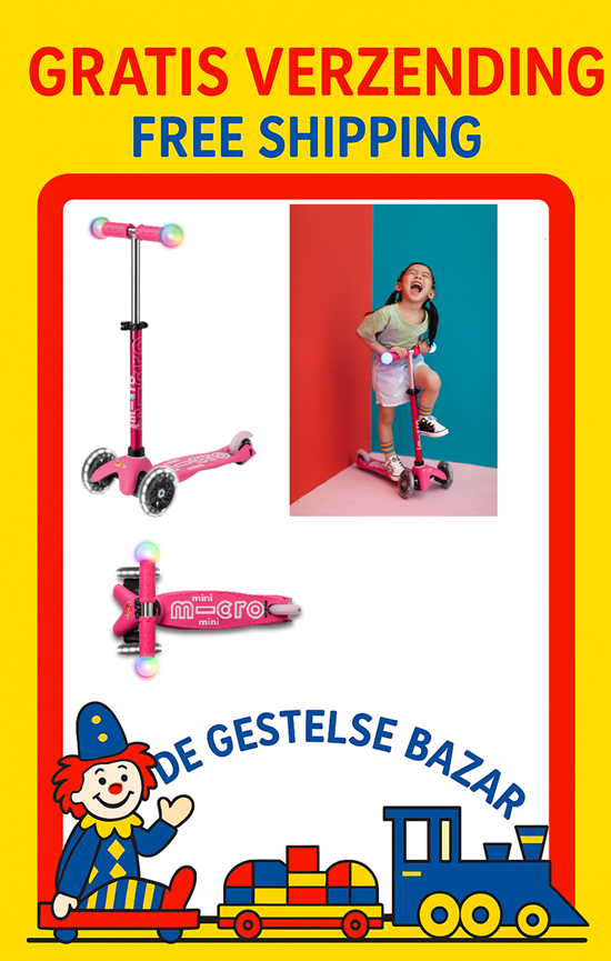 Micro Step Mini Deluxe Magic Lights Roze 2+