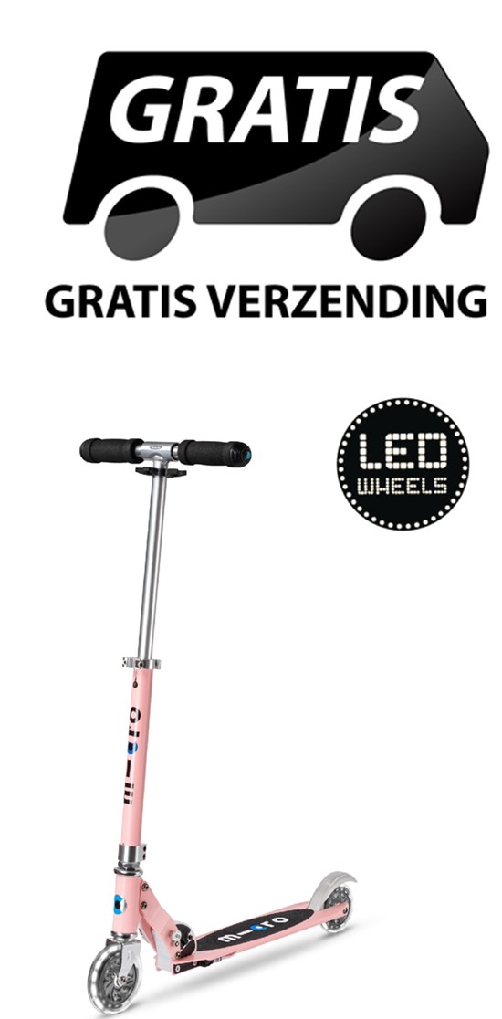 Micro Steps Micro Micro Sprite LED Zacht Roze 5+ 