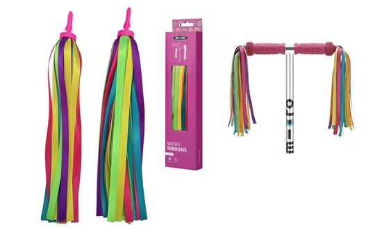 Micro Steps Linten Rainbow Neon Refelecterend 