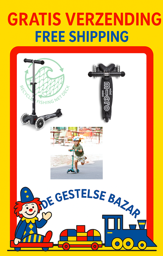 micro step Mini deluxe ECO LED Zwart 2+ 