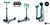 Micro Mini Micro step Deluxe Inklapbaar ECO LED Groen 3+ 