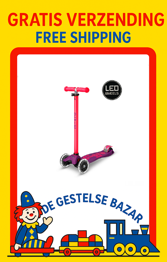 Micro Steps Deluxe LED Paars/Roze Neon 5+ 
