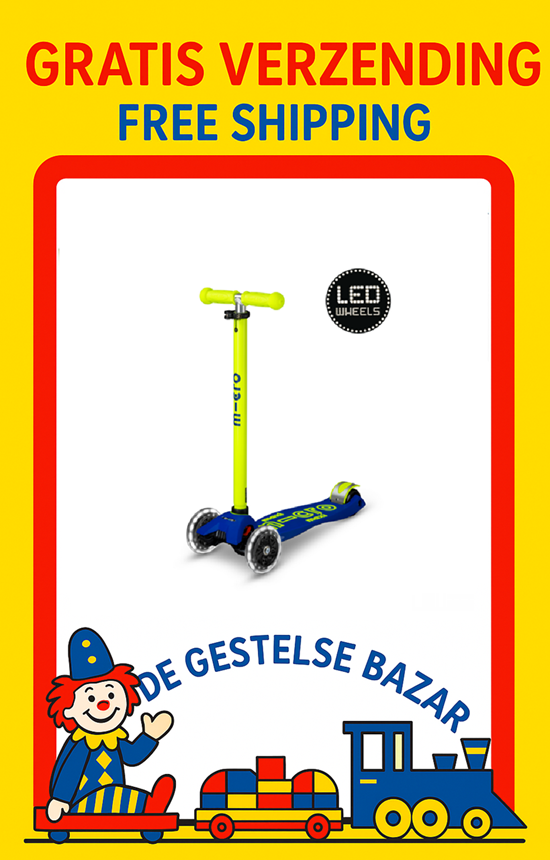 Micro Steps Deluxe LED Geel Neon 5+ 