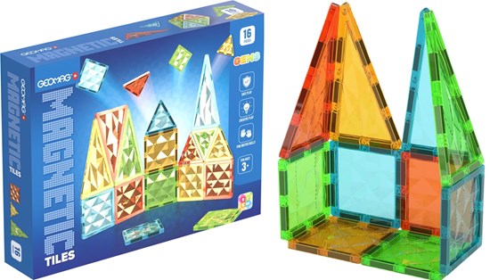 Geomag Magnetic Tiles GEMS 16dlg 3+ 