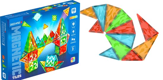 Geomag Magnetic Tiles GEMS 60dlg 3+ 