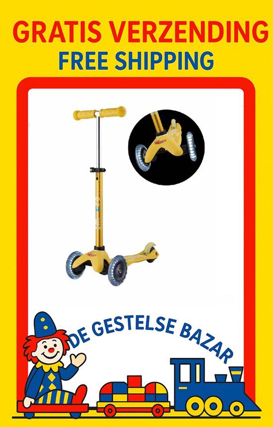 Micro Step Mini Deluxe LED Geel 2+ 