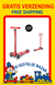 maxi micro step de Luxe Rood met LED verlichting  5+