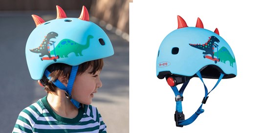 Micro Step 3D Helm deluxe Dinosaurus maat S ( 48-53cm) 