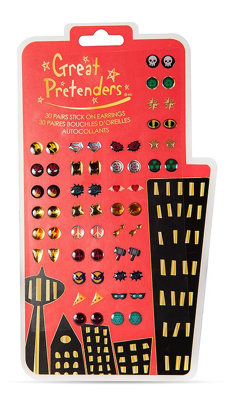 Great Pretenders Super Hero Sticker Earrings (30 paar) 