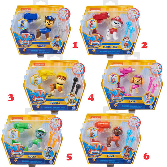 Paw Patrol the Movie Figuur met Accessoires assorti 3+