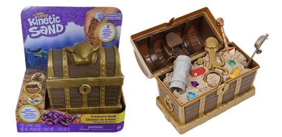 spinmaster Kinetic Sand Treasure Hunt Schatkist 5+